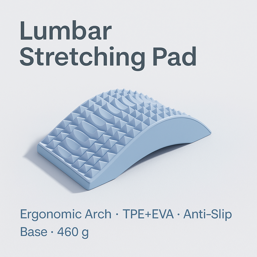 New Lumbar Support Massaging Stretch Yoga Mat